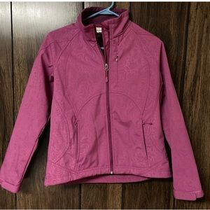 Women’s Double Diamond Pink Embossed Small Jacket Pre-Owned
